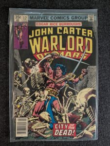 John Carter, Warlord of Mars #12 front cover