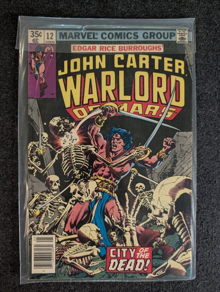 John Carter, Warlord of Mars #12 front cover