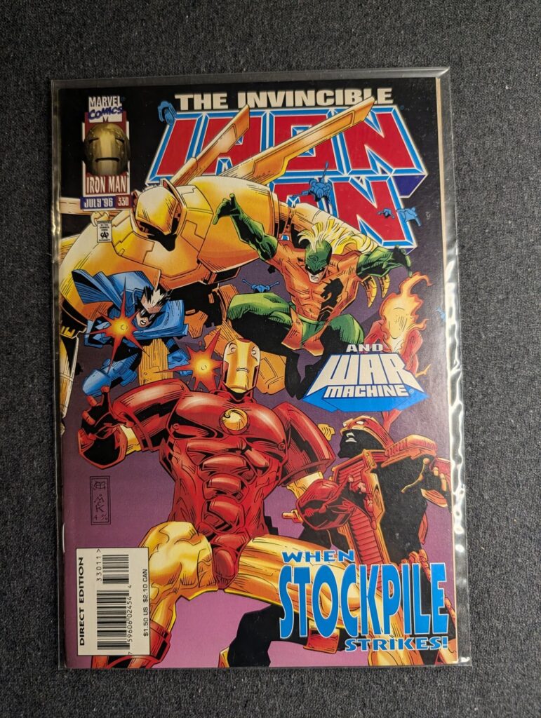 Iron Man #330 front cover