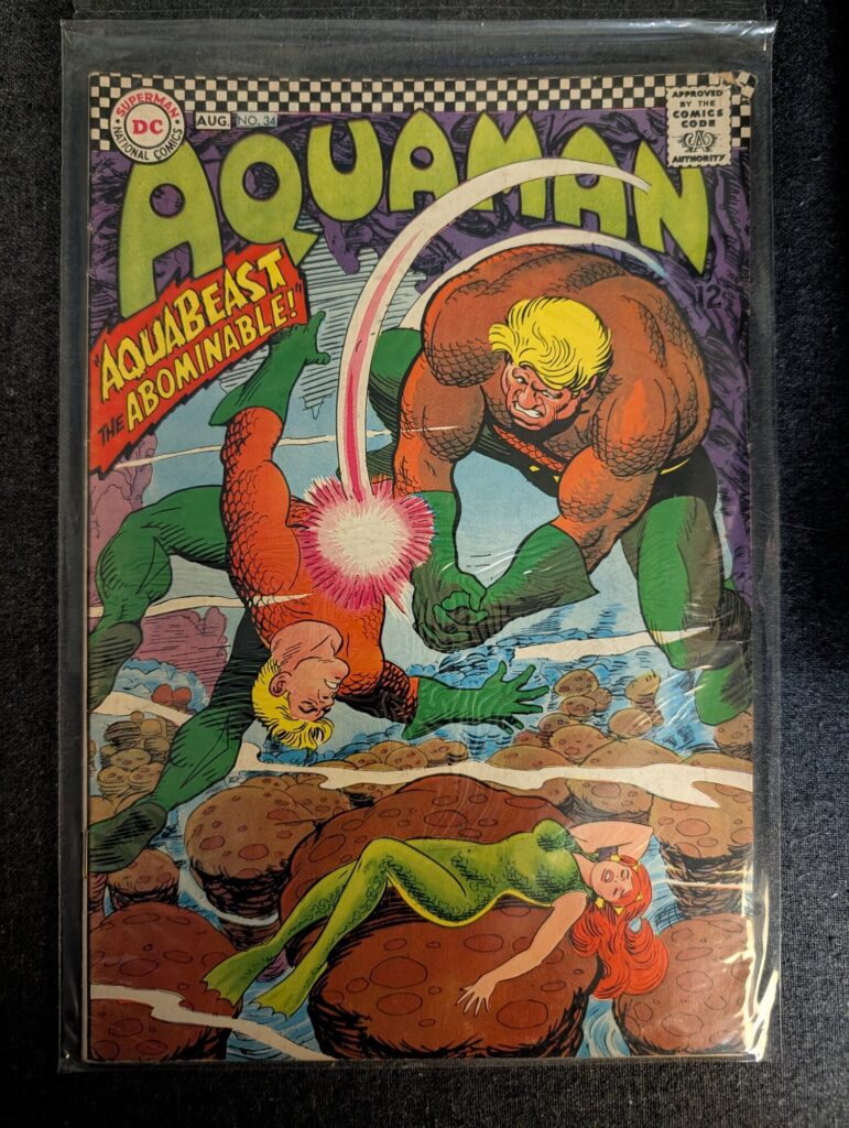 Aquaman #34 front cover