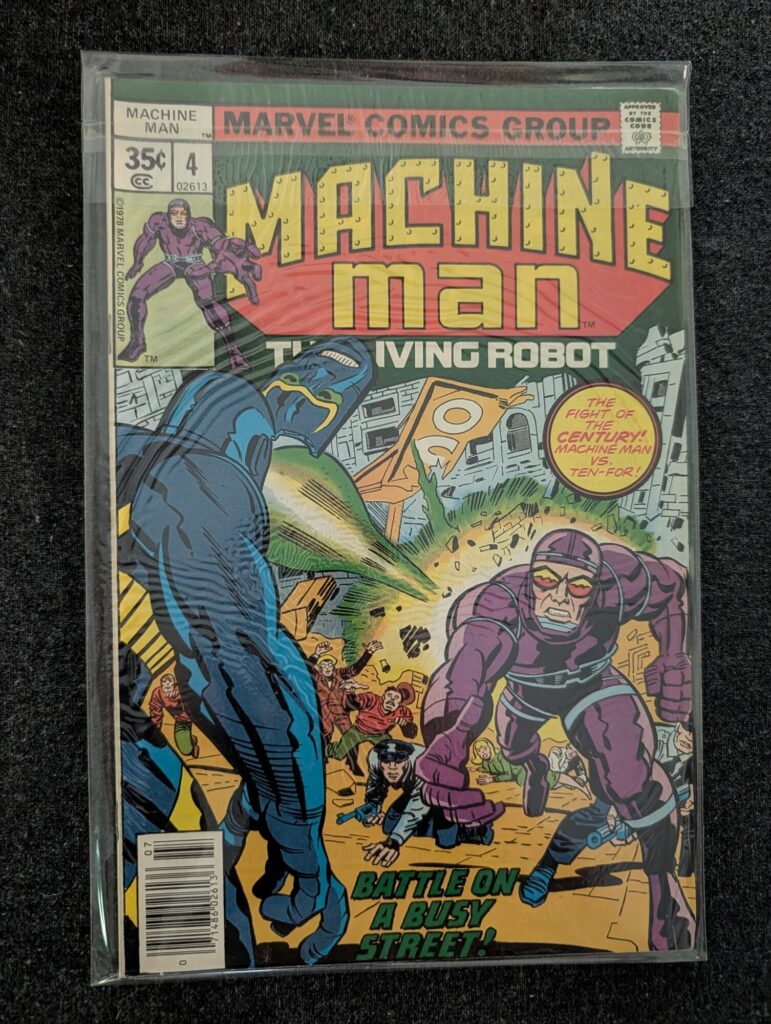Machine Man #4 front cover