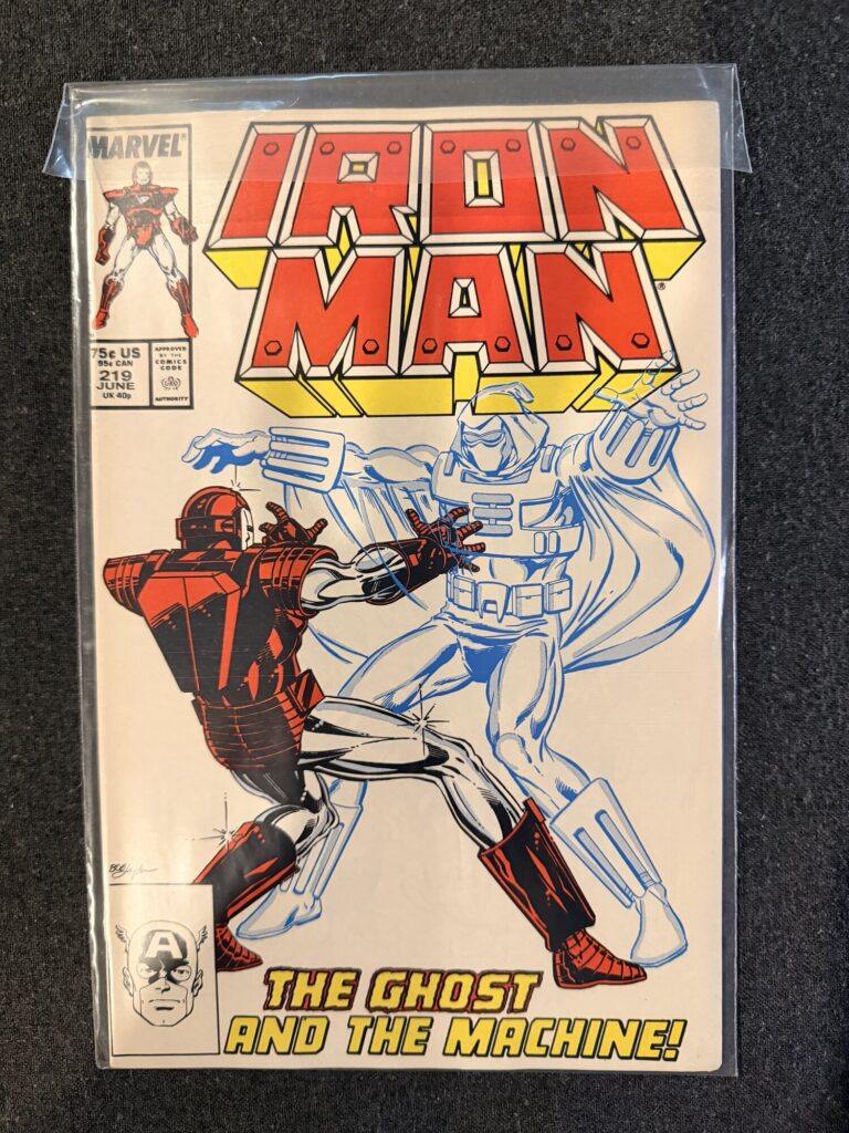 Iron Man #219 front cover