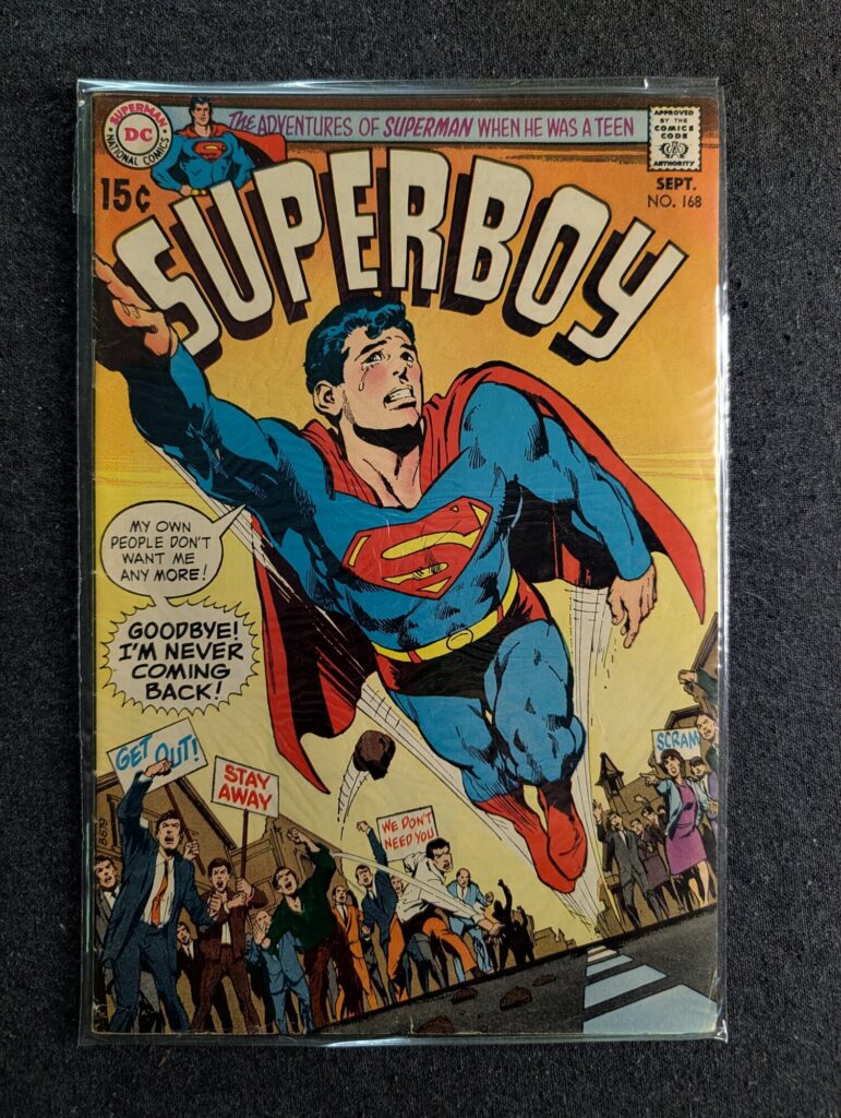 Superboy #168 front cover