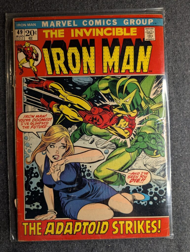 Iron Man #49 front cover