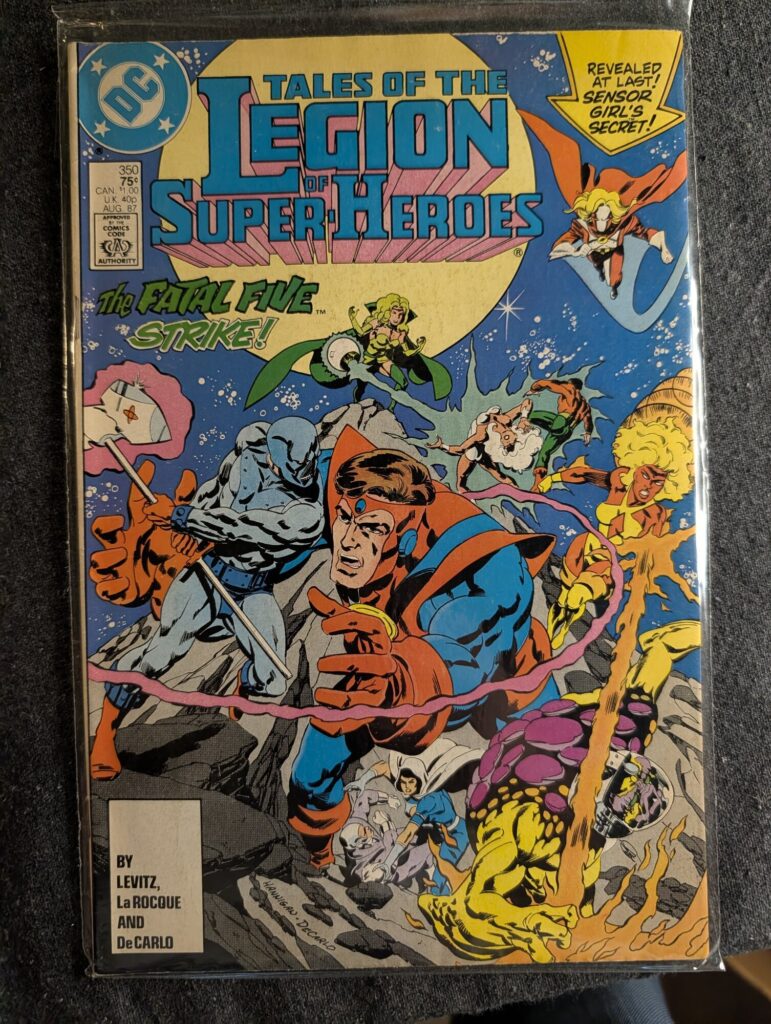 Tales of the Legion of Super-Heroes #350 front cover