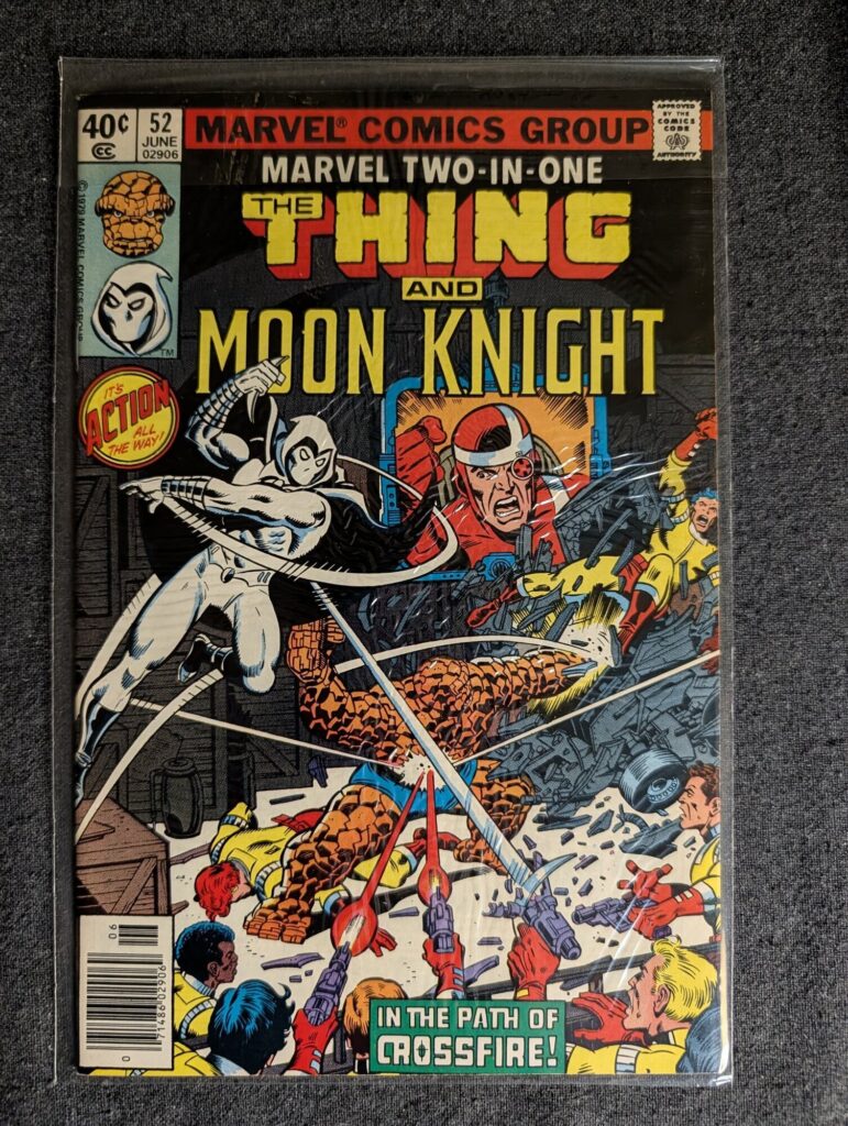 Marvel Two-In-One #52 front cover