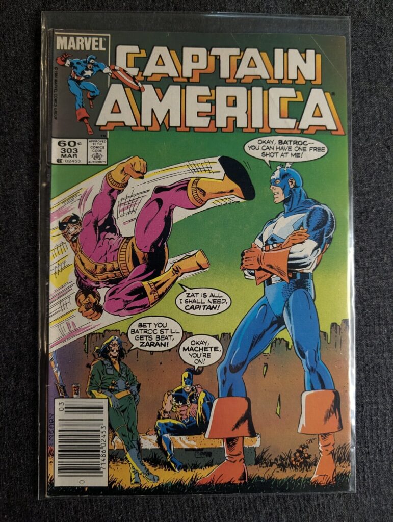 Captain America #303 front cover