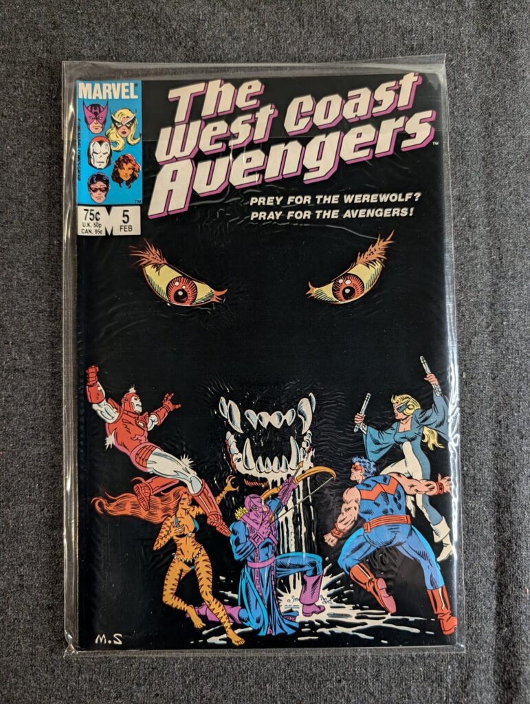 The West Coast Avengers #5 front cover