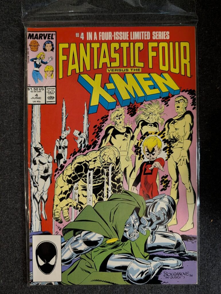 Fantastic Four vs. The X-Men #4 front cover