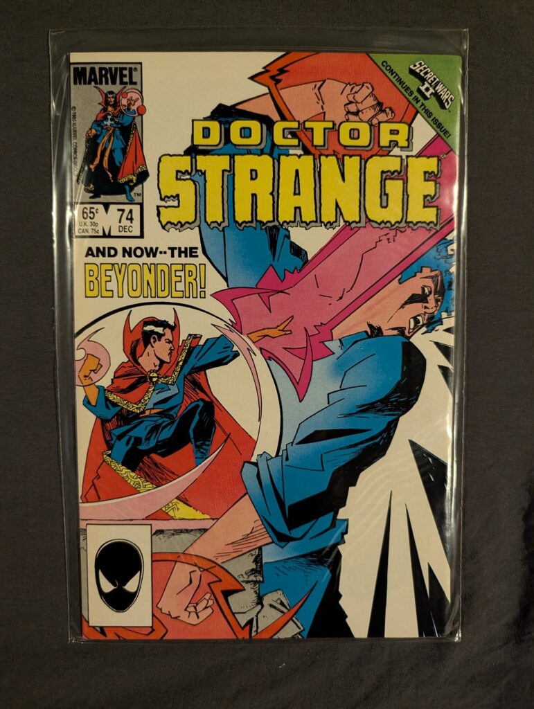 Doctor Strange #74 front cover
