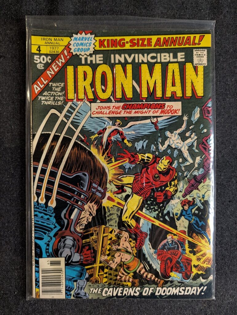 Iron Man Annual #4 front cover