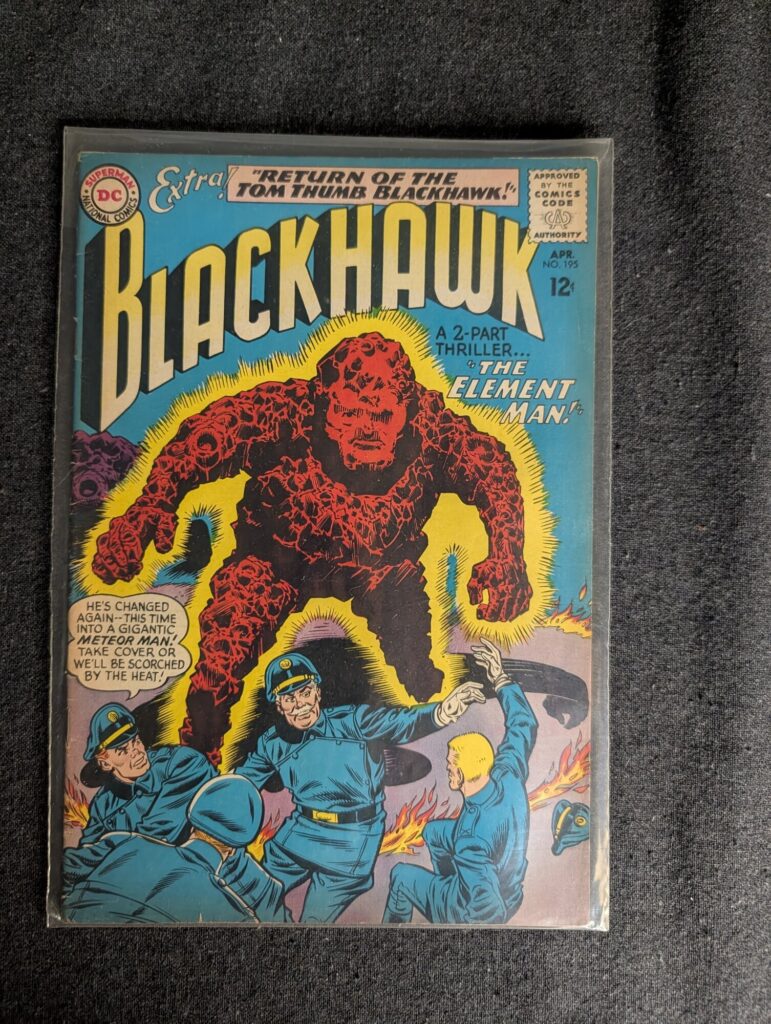 Blackhawk #195 front cover