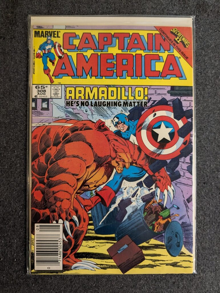 Captain America #308 front cover