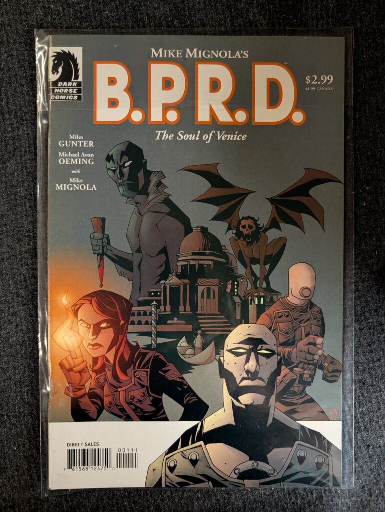 B.P.R.D.: The Soul of Venice #1 front cover