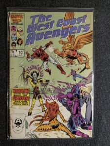 The West Coast Avengers #10 front cover