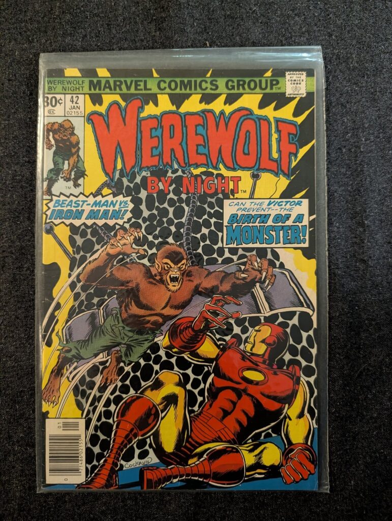 Werewolf by Night #42 front cover