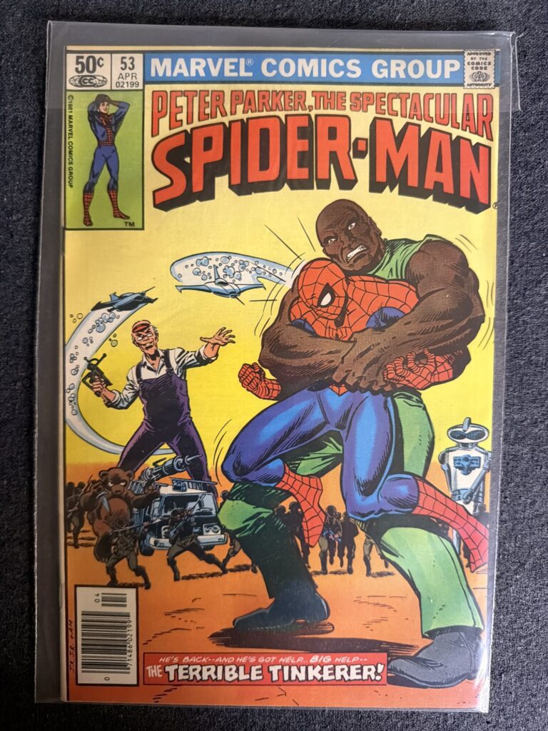 The Spectacular Spider-Man #53 front cover