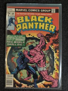 Black Panther #10 front cover