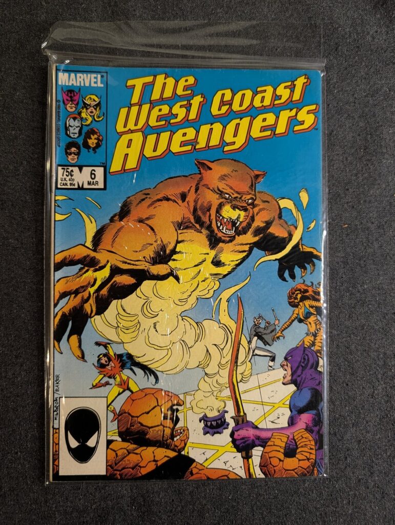 The West Coast Avengers #6 front cover