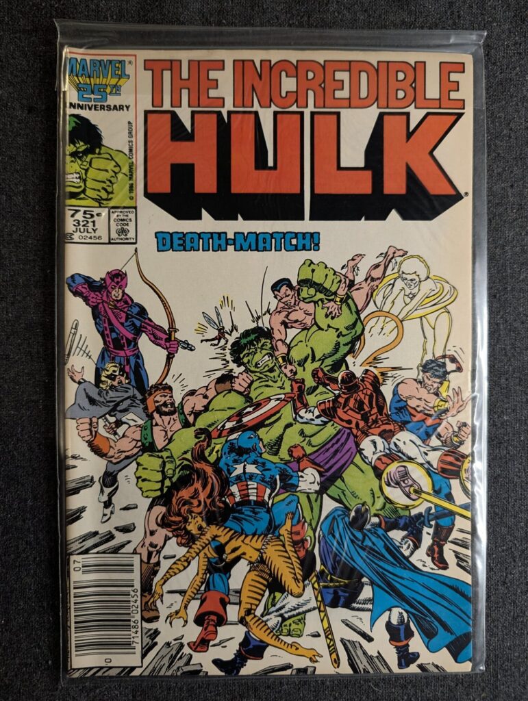 The Incredible Hulk #321 front cover