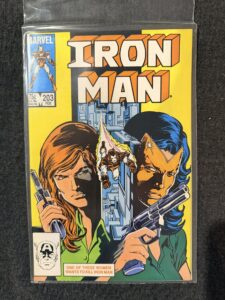 Iron Man #203 front cover