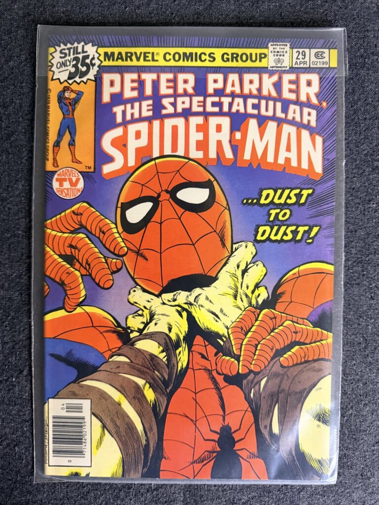 Peter Parker, The Spectacular Spider-Man #29 front cover