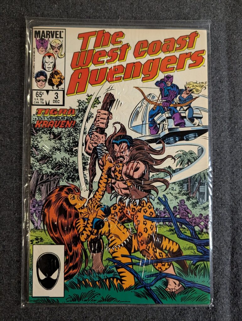 The West Coast Avengers #3 front cover