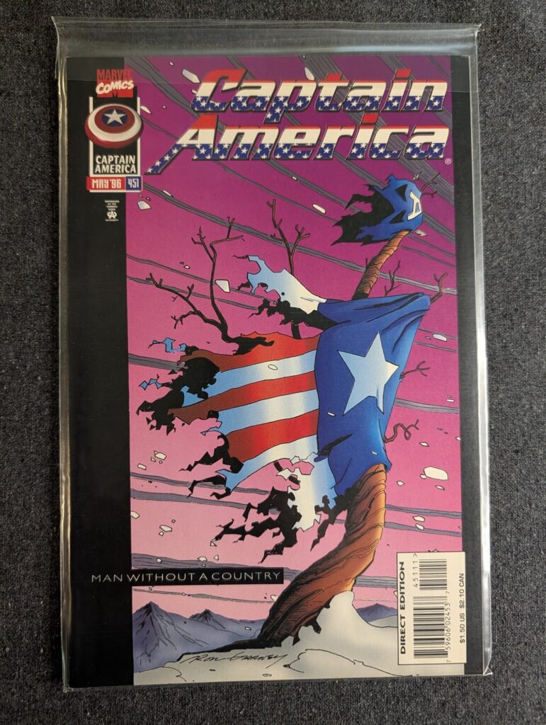 Captain America #451 front cover