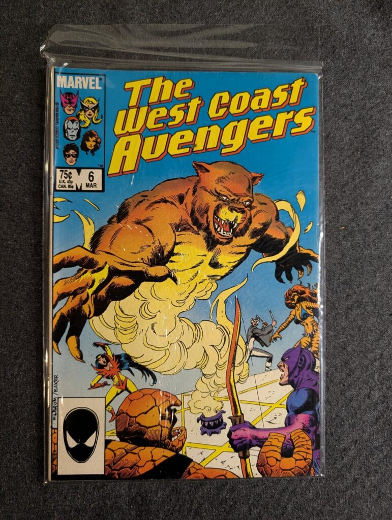 The West Coast Avengers #6 front cover