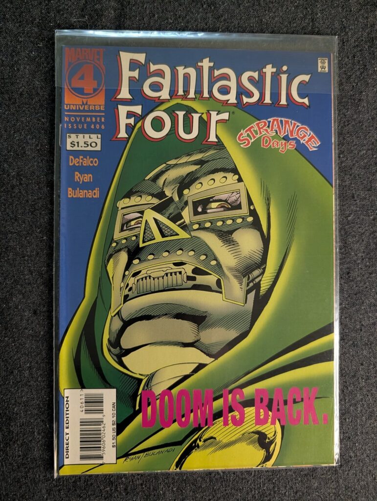 Fantastic Four #406 front cover