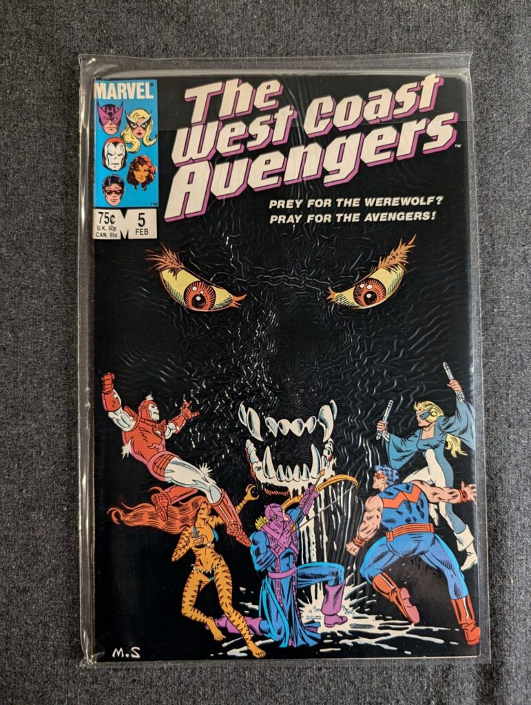 The West Coast Avengers #5 front cover