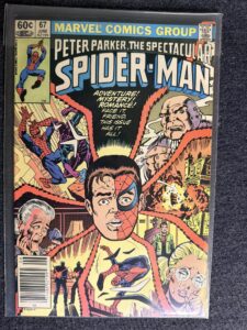 The Spectacular Spider-Man #67 front cover