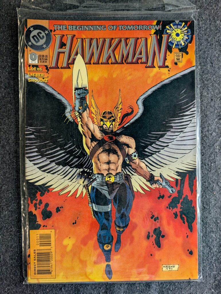 Hawkman #0 front cover