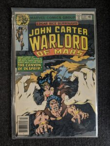John Carter, Warlord of Mars #22 front cover