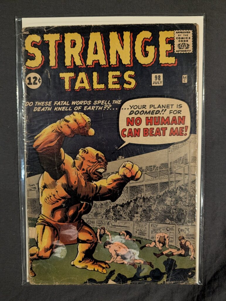 Strange Tales #98 front cover