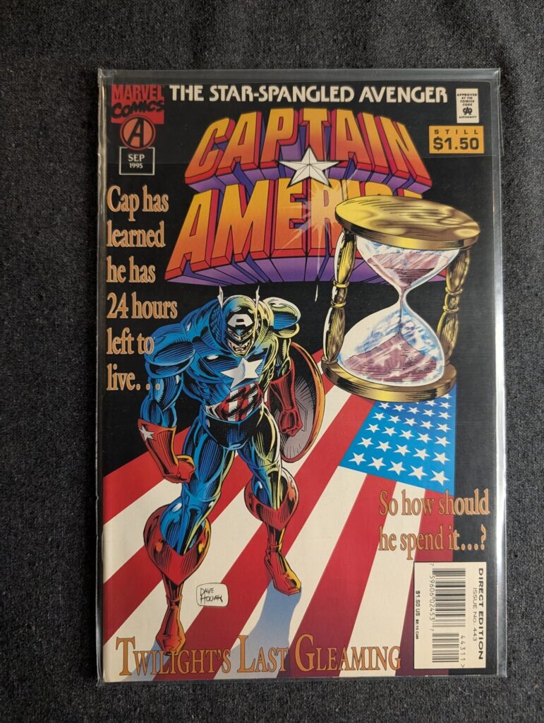 Captain America #443 front cover