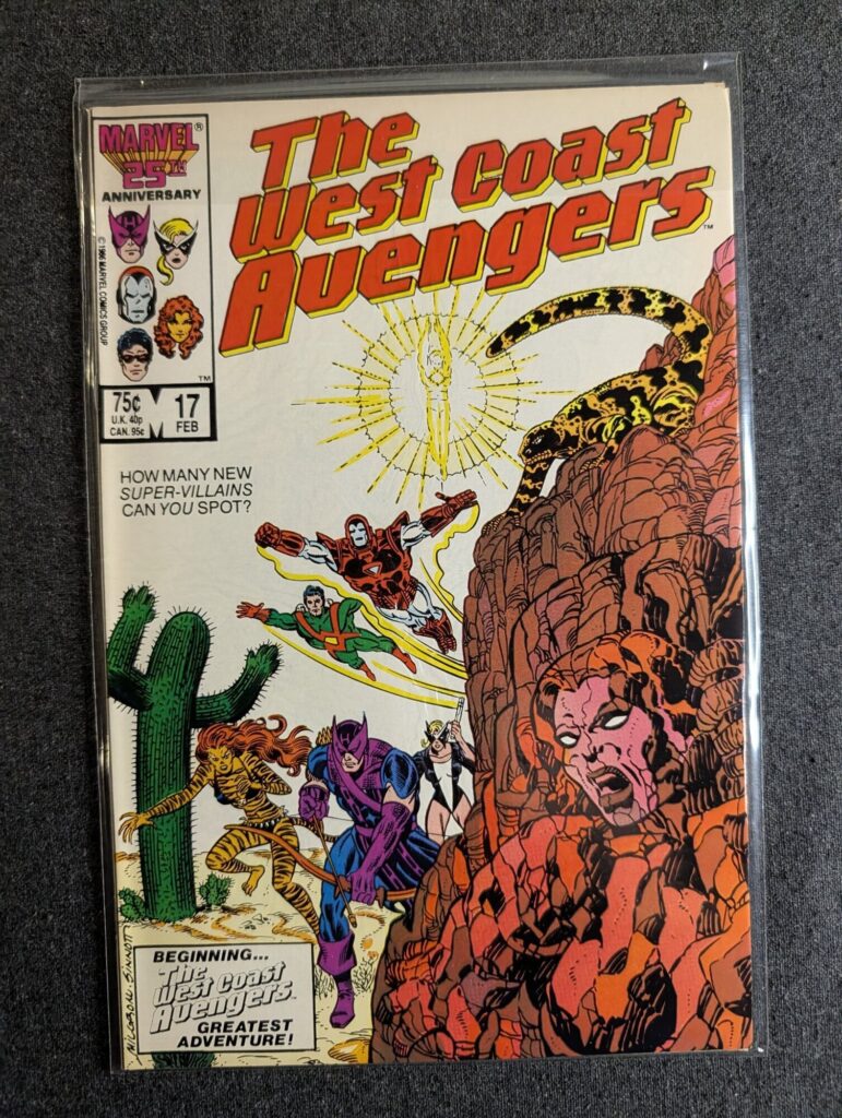 The West Coast Avengers #17 front cover