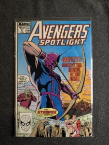Avengers Spotlight #21 front cover