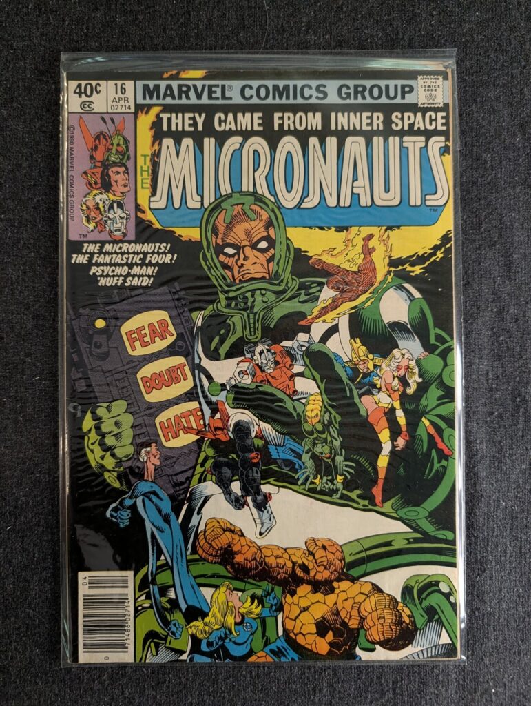 Micronauts #16 front cover