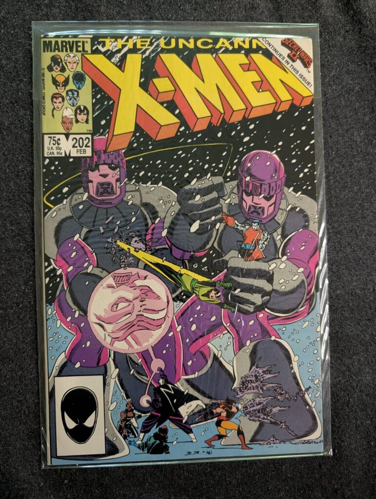The Uncanny X-Men #202 front cover