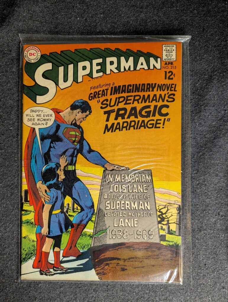 Superman #215 front cover