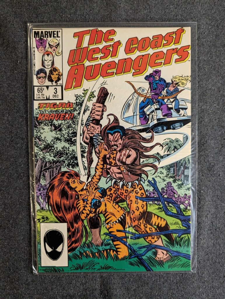 The West Coast Avengers #3 front cover