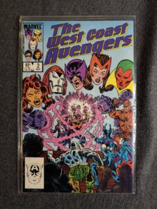 The West Coast Avengers #2 front cover