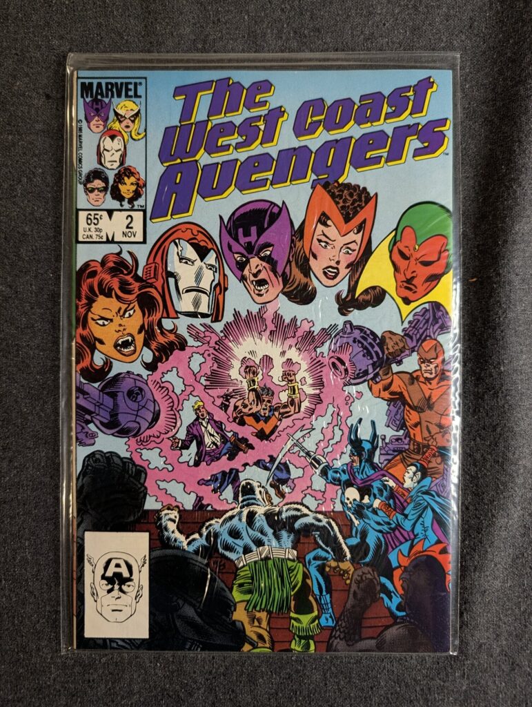 The West Coast Avengers #2 front cover
