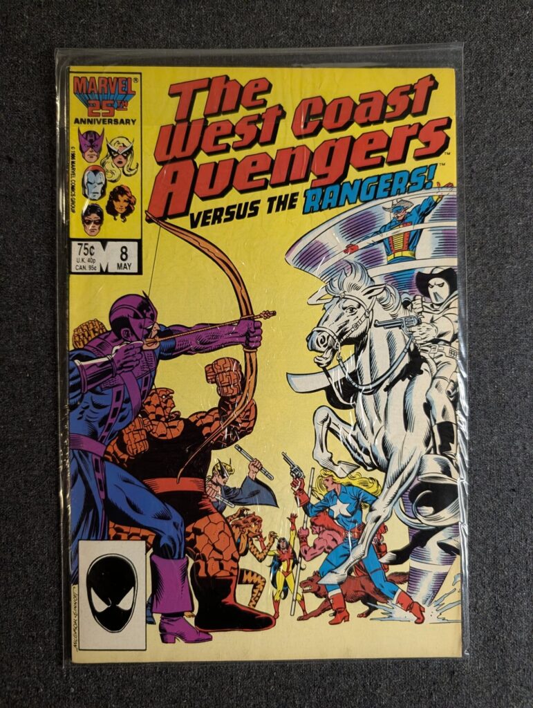 The West Coast Avengers #8 front cover