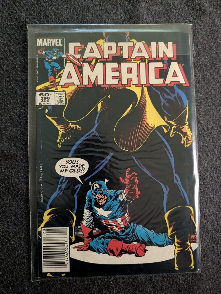 Captain America #296 front cover
