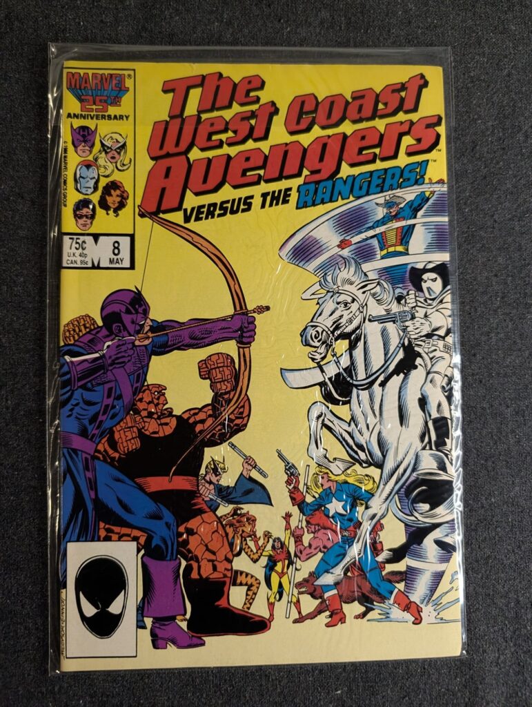 The West Coast Avengers #8 front cover