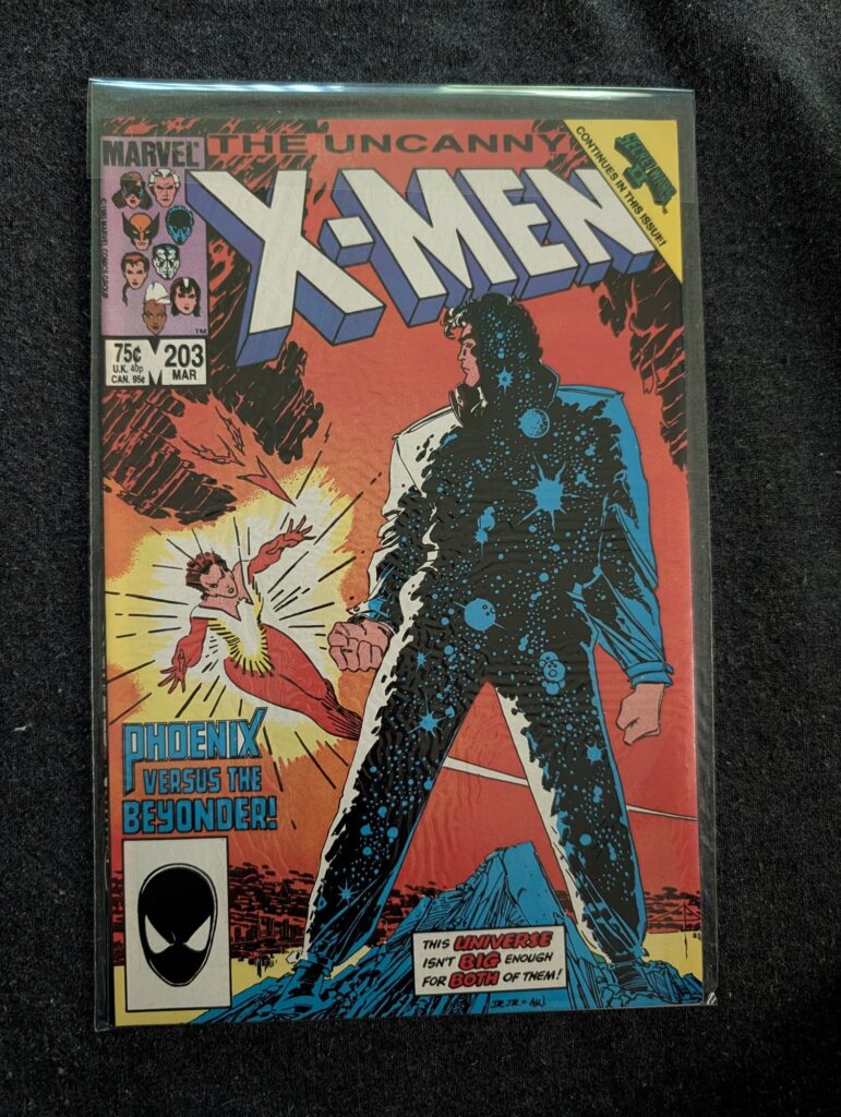 The Uncanny X-Men #203 front cover
