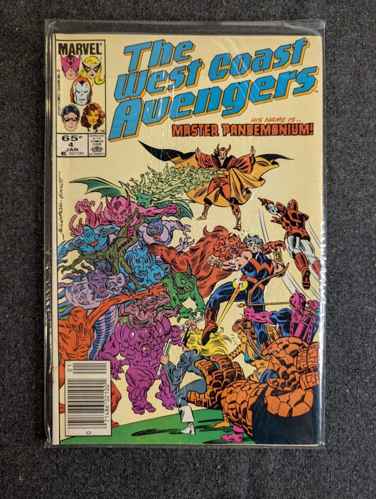 The West Coast Avengers #4 front cover