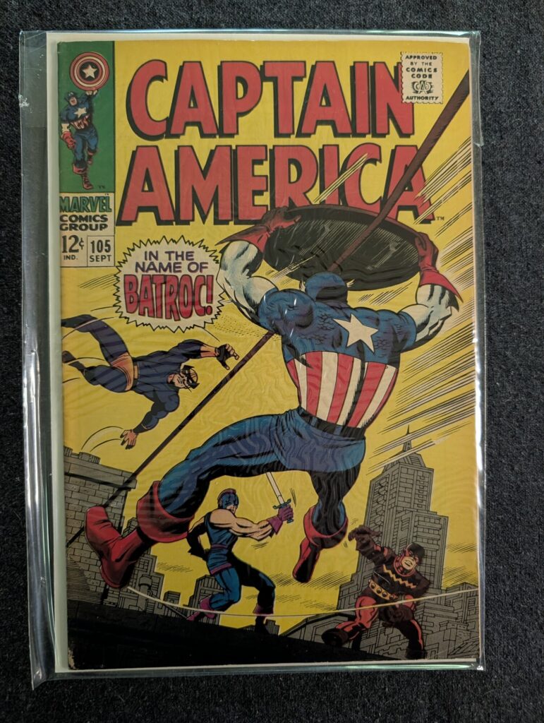 Captain America #105 front cover